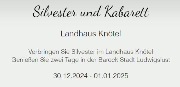 Landhaus Knoetel 루드빅스루스트 객실 사진
